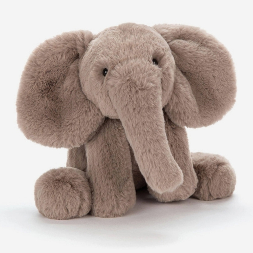 Jellycat Smudge Tiny Elephant 2.0x2.4x5.1" Soft & Plush BNWT Authentic - Picture 2 of 10